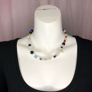 Vintage Czechoslovakian Glass Mardi Gras Beads